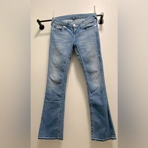 True Religion sz 28 Boot Cut Flared Jeans